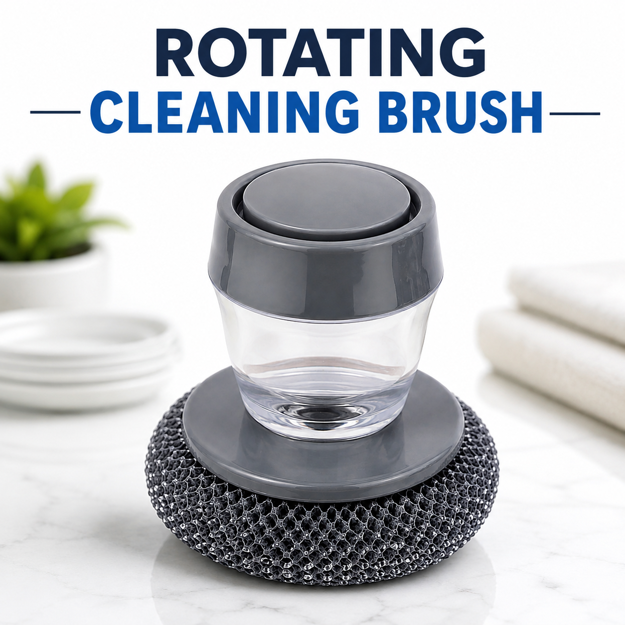 ROTATING CLEANING BRUSH – POWERFUL AND EASY CLEANING