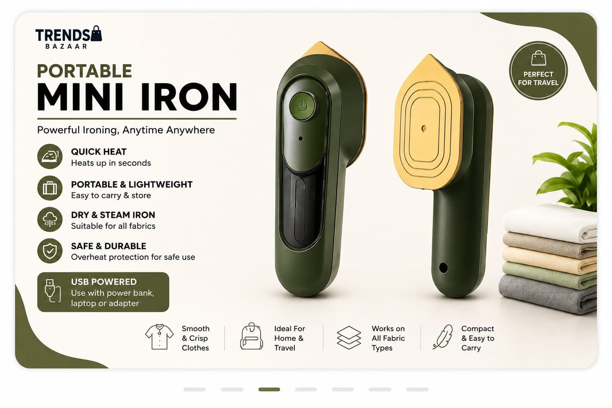 PORTABLE HANDHELD MINI IRON