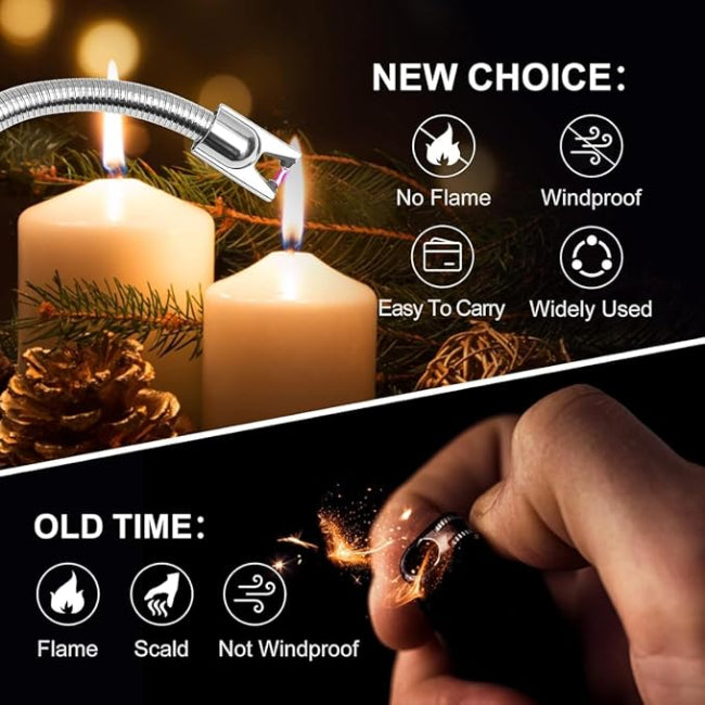 RECHARGEABLE ELECTRIC GAS LIGHTER - FOR GAS STOVE & CANDLES