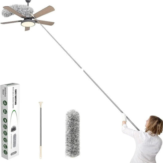 MICROFIBER DUSTER WITH TELESCOPIC EXTENSION POLE