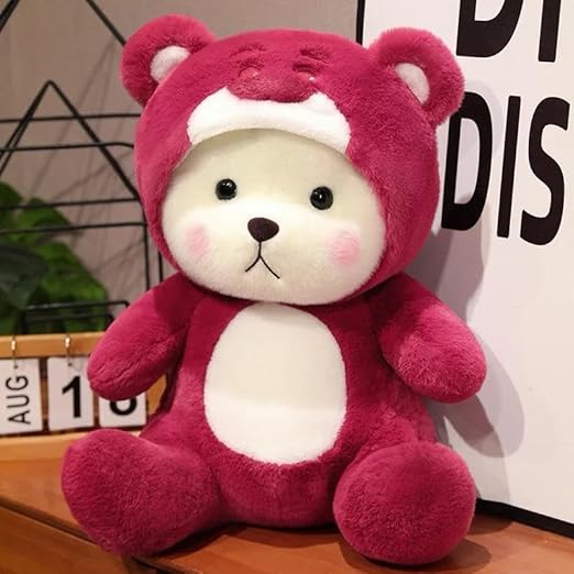 CUTE TEDDY STUFFED ANIMAL TOYS | RED