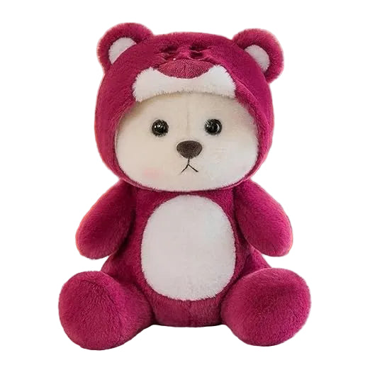 CUTE TEDDY STUFFED ANIMAL TOYS | RED