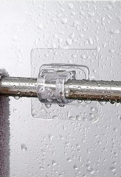 ROD CLIPS HOOK SELF ADHESIVE | PACK OF 10