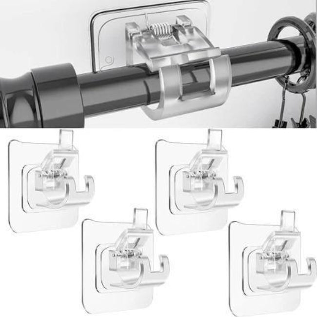 ROD CLIPS HOOK SELF ADHESIVE | PACK OF 10