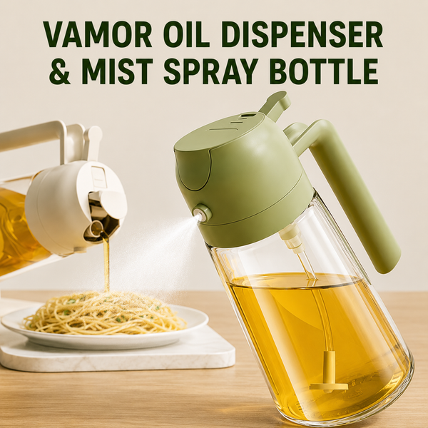 VAMOR OIL DISPENSER & MIST SPRAY BOTTLE – 500ML