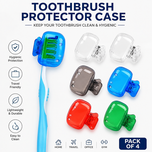TOOTHBRUSH PROTECTOR CASE (PACK OF 4)