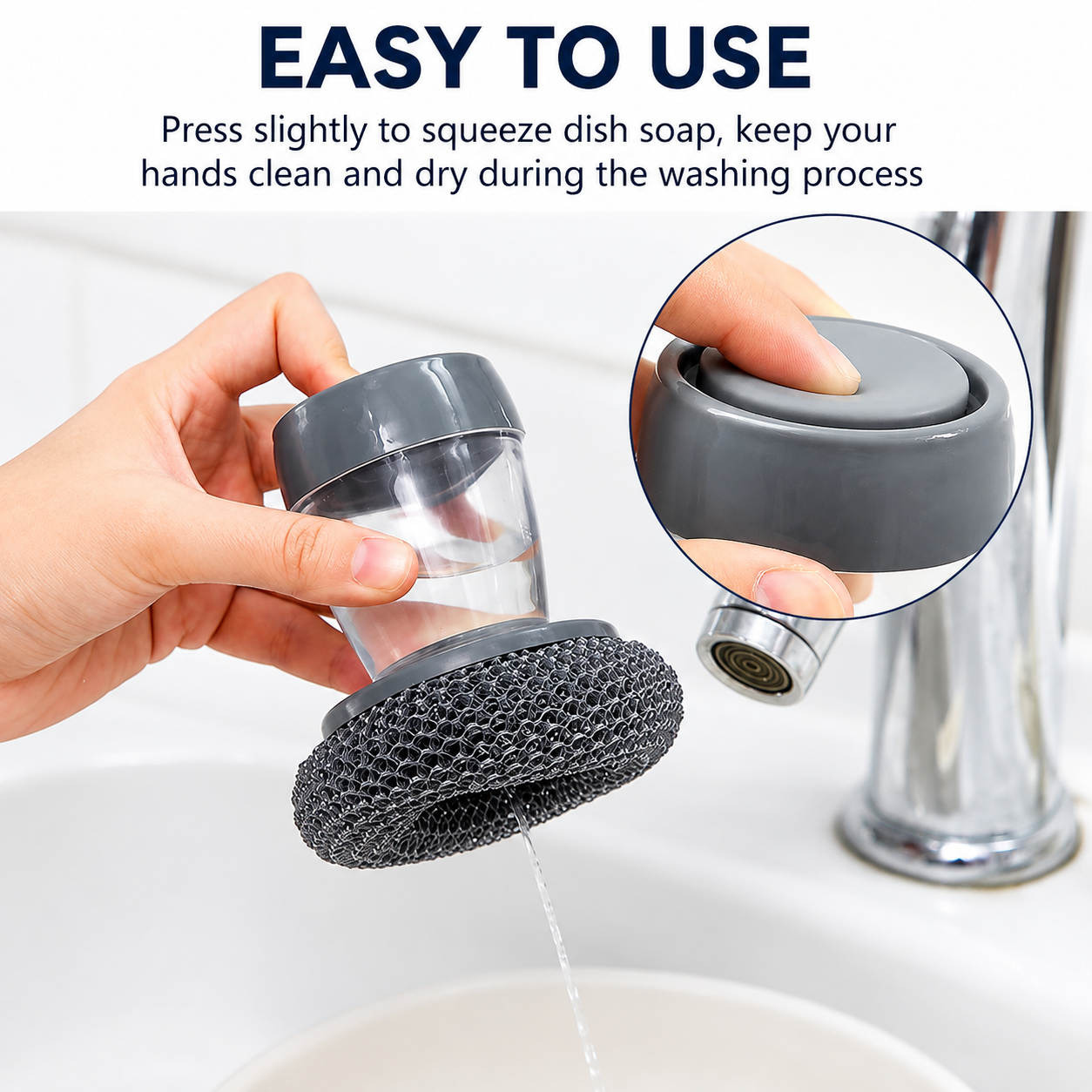 ROTATING CLEANING BRUSH – POWERFUL AND EASY CLEANING