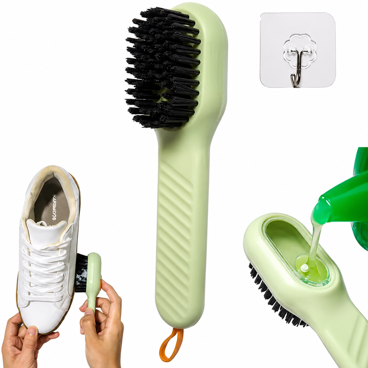 MUKTIFUNCTIONAL SHOE POLISHING BRUSH