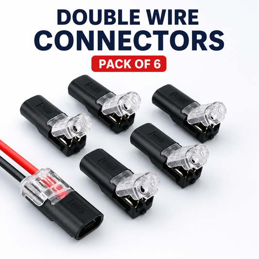 DOUBLE WIRE CONNECTORS | PACK OF 6