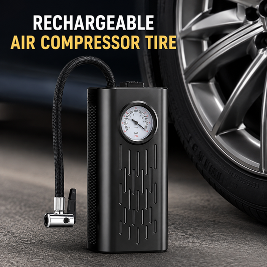 AIR COMPRESSOR FOR TIRES | CHARGEABLE