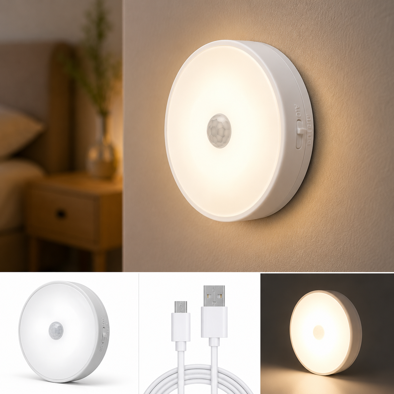 MOTION SENSOR LED LIGHT | PACK OF 2