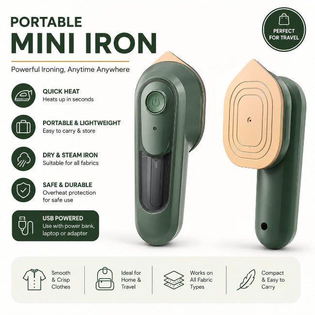 PORTABLE HANDHELD MINI IRON