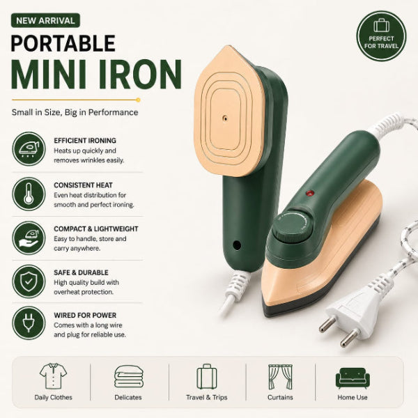 PORTABLE HANDHELD MINI IRON
