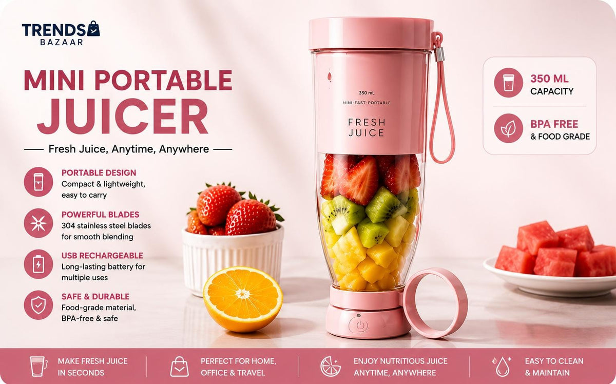 ELECTRIC PORTABLE MINI JUICER BOTTLE