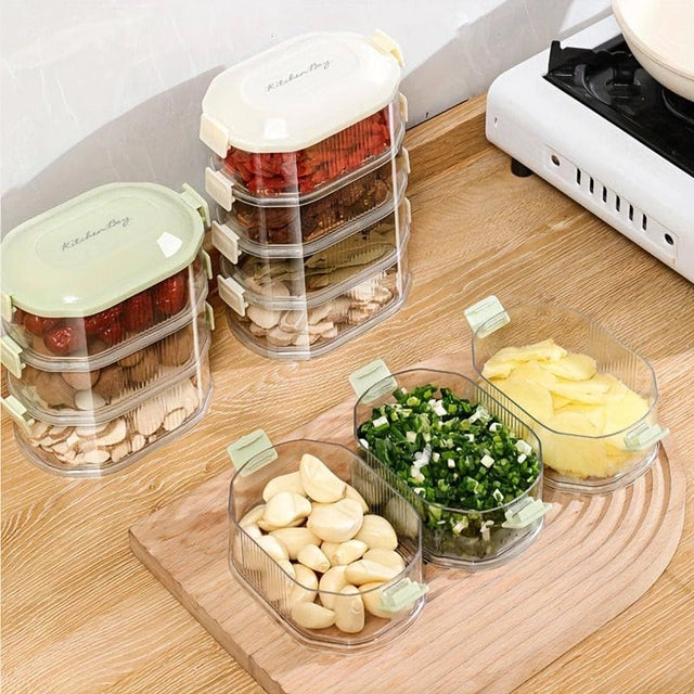 TRANSPARENT STORAGE BOXES | 4 LAYER