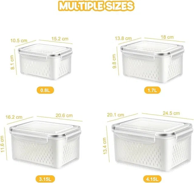 STORAGE CONTAINER BOXES | PACK OF 4