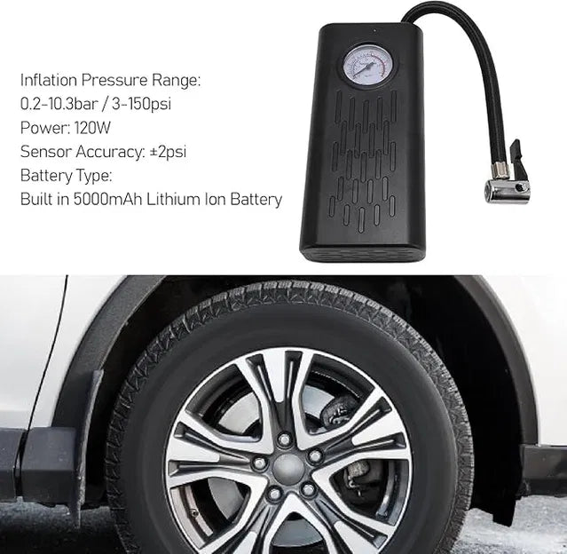AIR COMPRESSOR FOR TIRES | CHARGEABLE